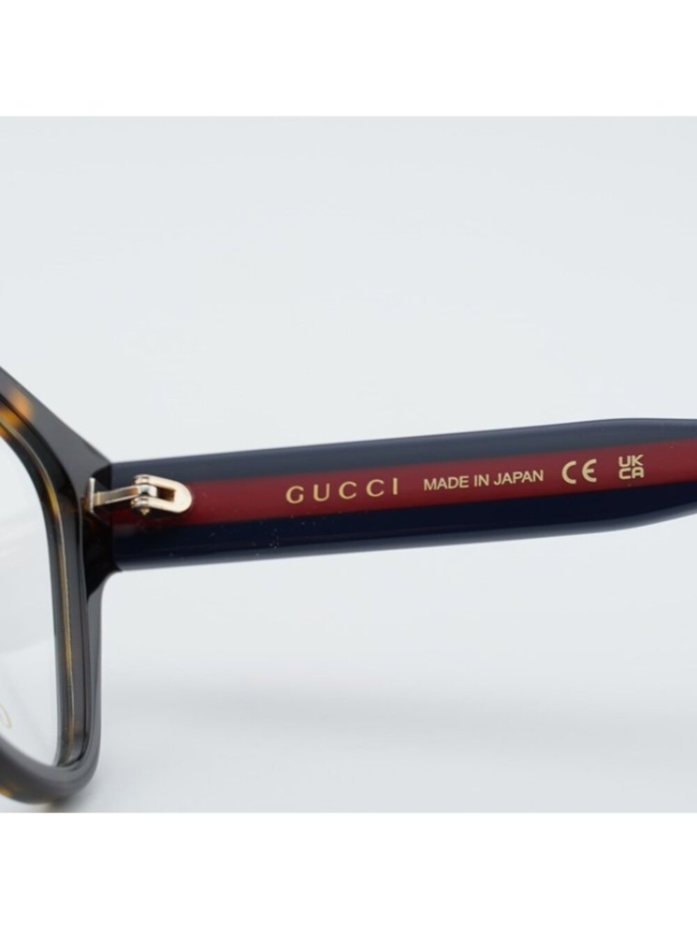 Gucci GG0038ONN 003 Eyeglasses Havana 54mm Square Frame - Picture 9 of 12